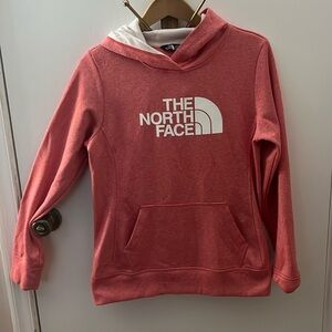 100% Polyester Pinkish North face Athletic hooded Sweatshirt
